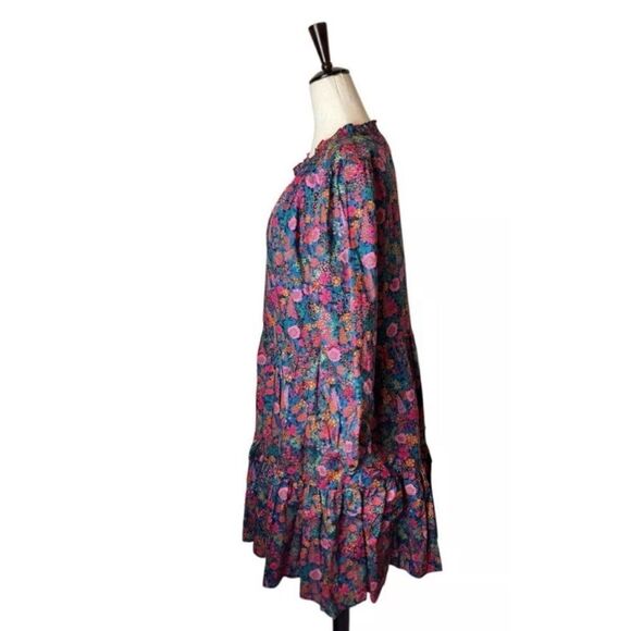 J. Crew popover dress in Liberty of London Ciara print-  RARE Size M / NWOT - Picture 6 of 8